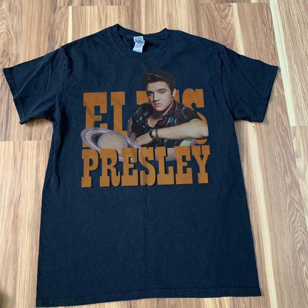 Elvis Presley Unisex Black Graphics Unisex T-shirt